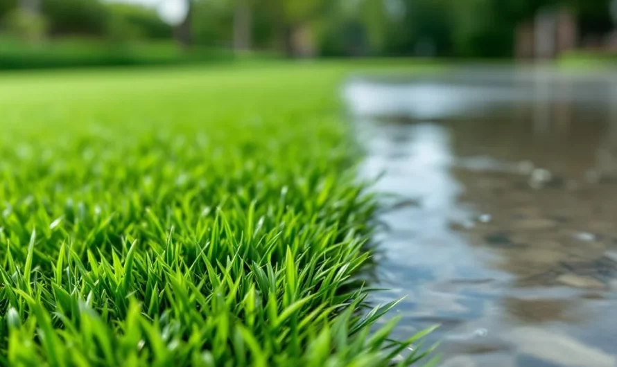 Gazon synthétique : un atout esthétique mais un risque en cas d’inondation