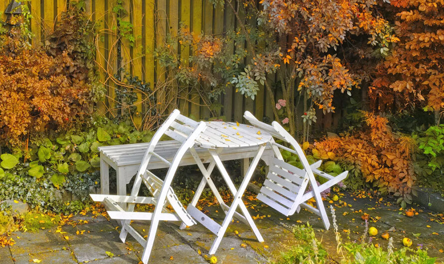 Le geste à faire sans attendre pour récupérer son mobilier de jardin en bon état l’année prochaine