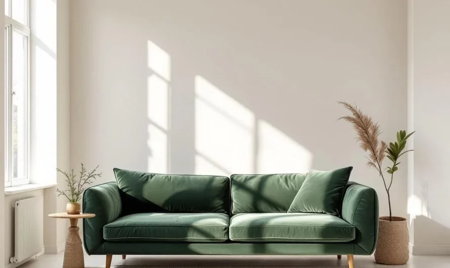 Canapé en velours : le secret pour un intérieur chic et chaleureux