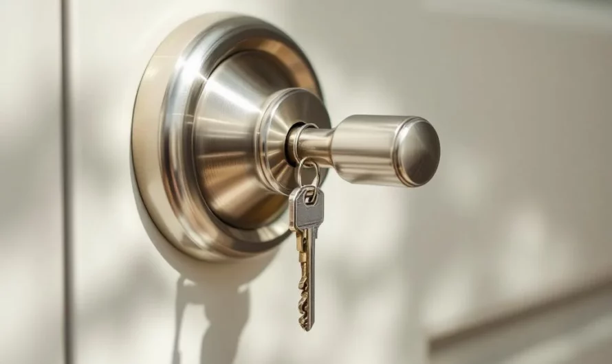 Laissez votre clé dans la serrure : un geste dangereux pour votre sécurité