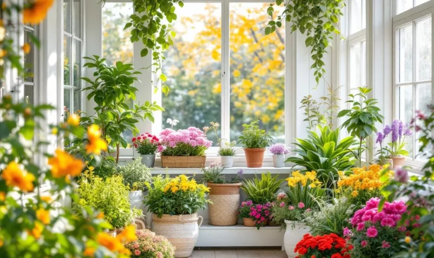 Transformez votre jardin d’hiver en un havre printanier avec cette astuce secrète