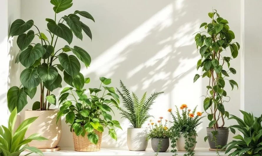 5 Plantes d’intérieur qui Transforment votre Maison Sombre en Oasis Colorée