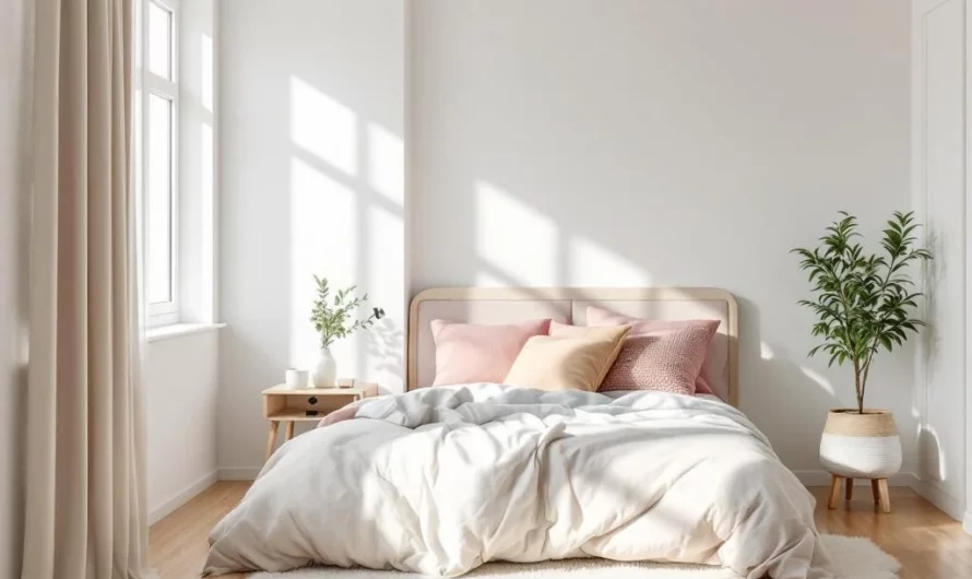 Chambre blanche en 2026 : oser la couleur pour un intérieur apaisant
