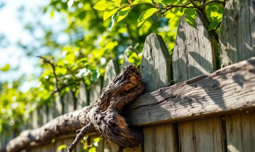 Arbre voisin : qui doit payer pour votre clôture endommagée ?