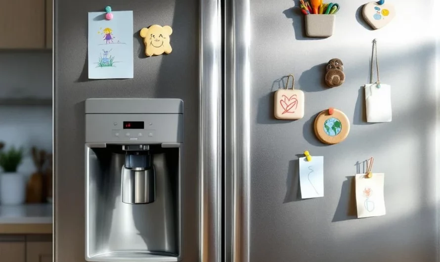 Attention aux magnets sur votre frigo : danger pour l’appareil et vos enfants