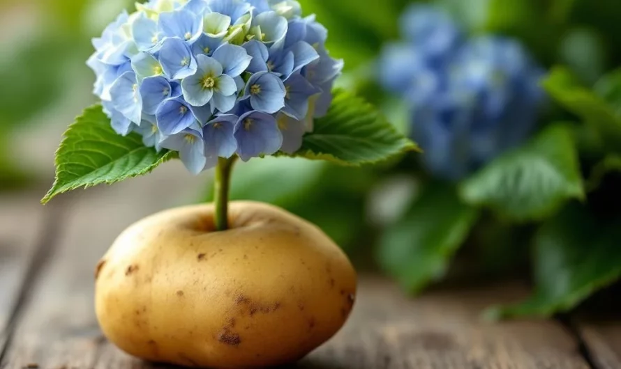 Bouturez vos hortensias avec une pomme de terre une astuce révolutionnaire