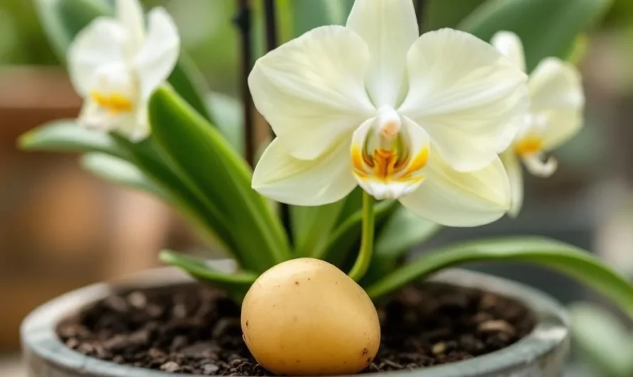 Comment sauver votre orchidée avec une simple pomme de terre