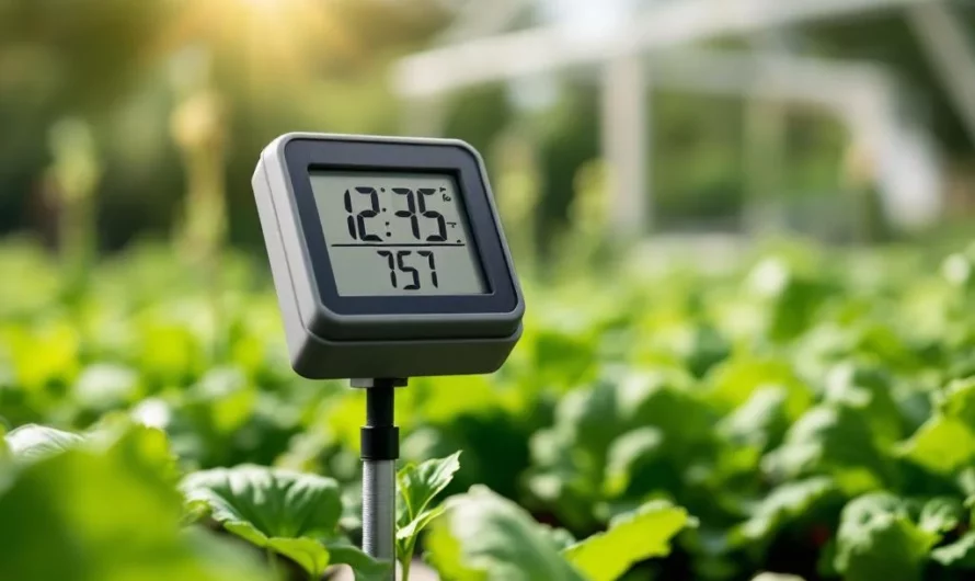 Gel au potager : un thermomètre solaire à 3,99 € pour tout surveiller
