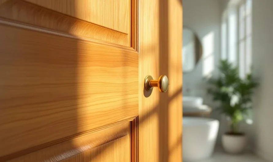 Pourquoi votre porte de salle de bain gonfle-t-elle chaque hiver et comment l’éviter