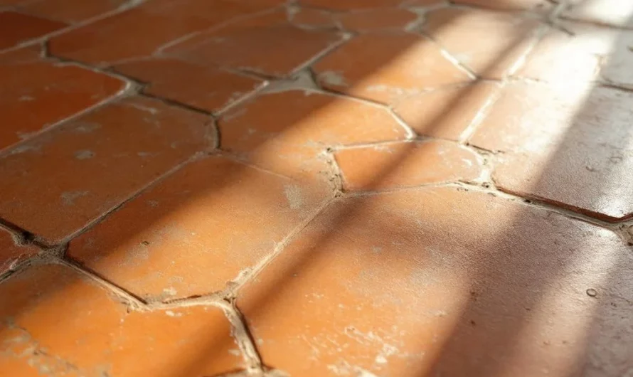 Révélez la beauté de votre carrelage ancien en terre cuite en 3 étapes