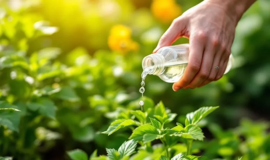 Transformez votre jardin avec de l’eau oxygénée un allié écologique insoupçonné