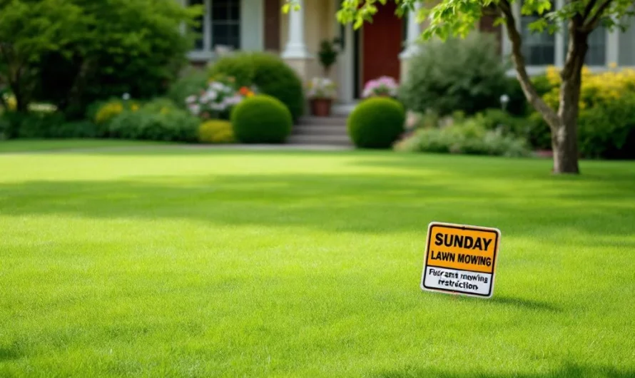 Attention à l&rsquo;amende si vous sortez la tondeuse le dimanche