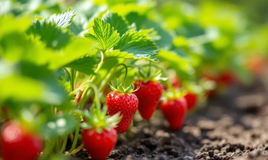 Fraisiers protégés naturellement contre limaces et moisissure avec cette astuce simple