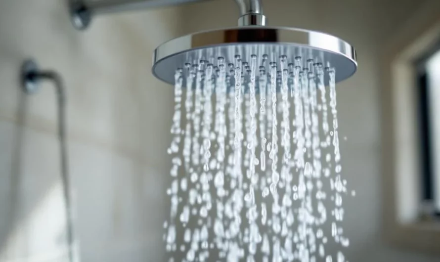 Pourquoi le débit de votre douche devient faible