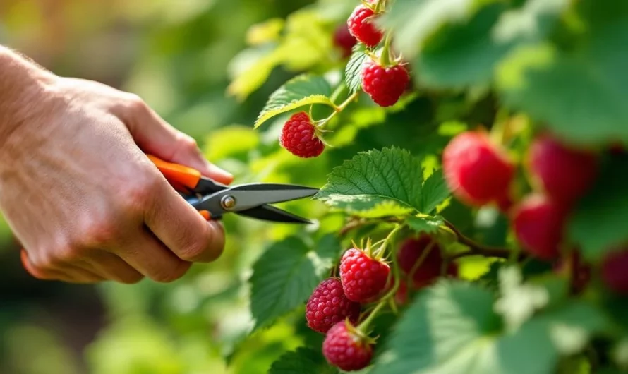 Réussissez votre récolte d&rsquo;été en taillant votre framboisier en mars