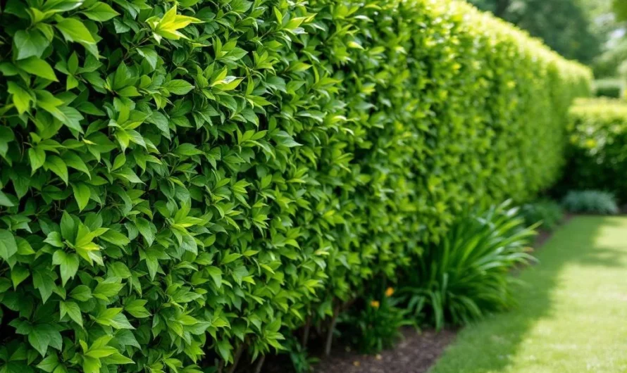 Découvrez la haie sans entretien qui révolutionne votre jardin