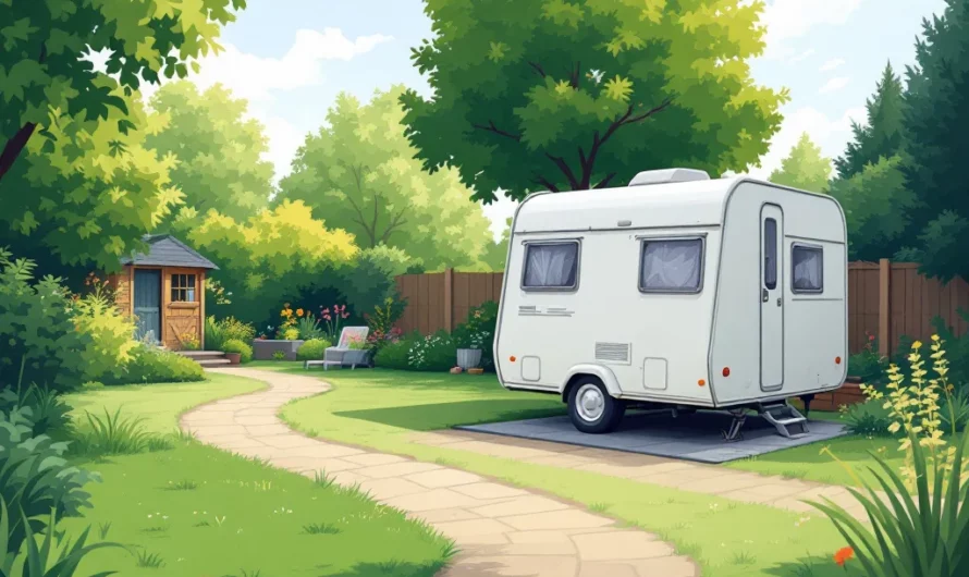 Caravane dans votre jardin : attention à la règle des 3 mois