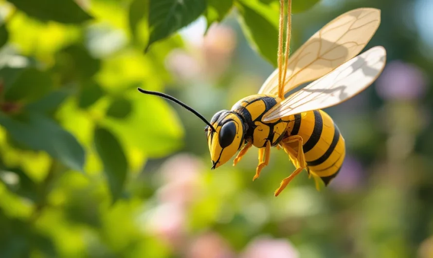 Guêpes dans le jardin : le leurre en papier mâché vraiment efficace ?