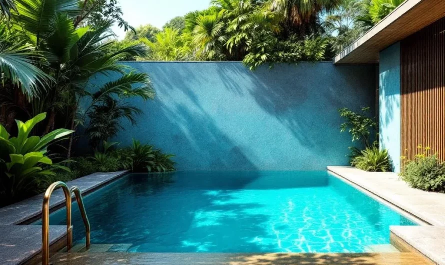 Les piscines de 2026 : le fond bleu cède la place à une nouvelle tendance naturelle
