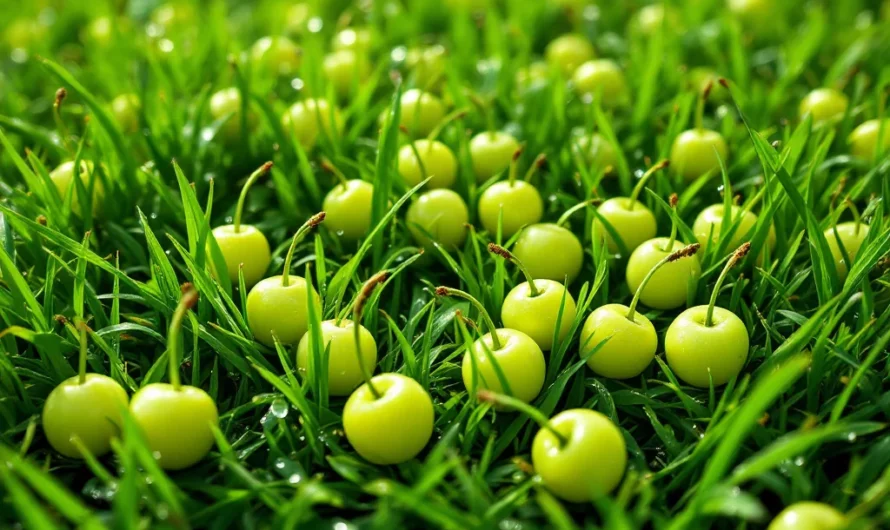 Pourquoi votre pelouse est recouverte de cerises vertes tombées des arbres