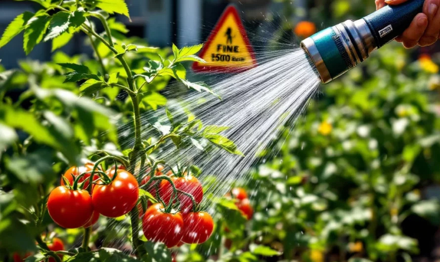 Attention aux amendes de 1500 euros pour arroser ses tomates en période de sécheresse