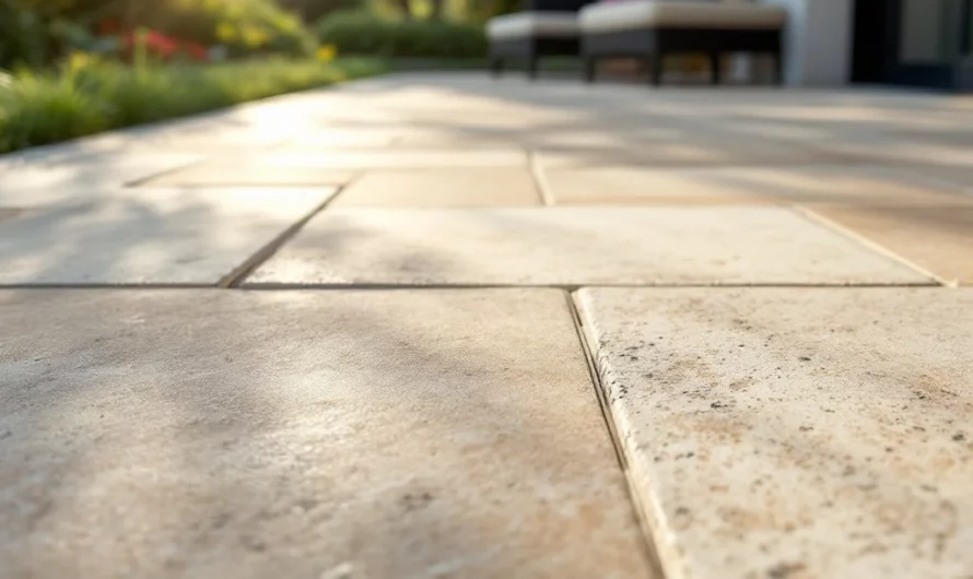 Dalles de travertin : la solution fraîche pour vos terrasses estivales