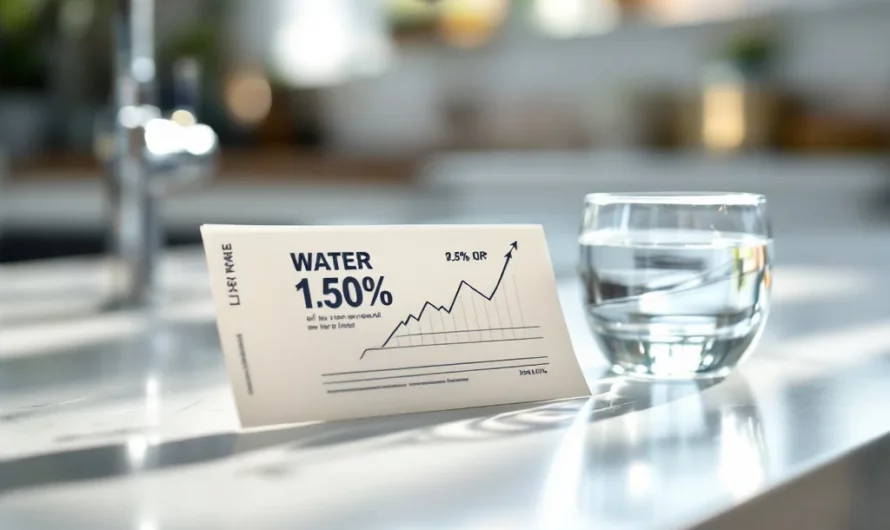 Facture d’eau : une hausse jusqu’à 6 % à prévoir bientôt