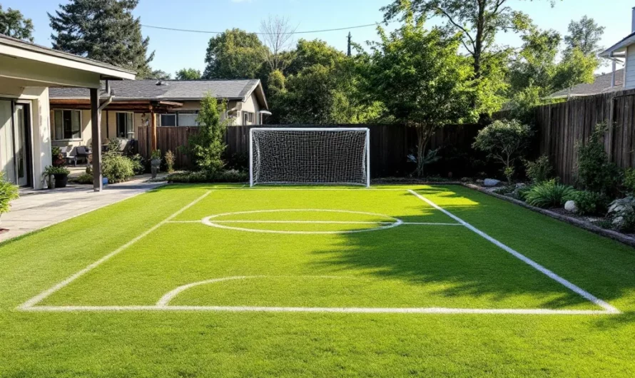 Transformez votre jardin en terrain de football en 3 étapes faciles