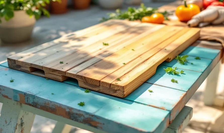 Cuisine d&rsquo;été en palettes : joli, pas cher et facile à faire