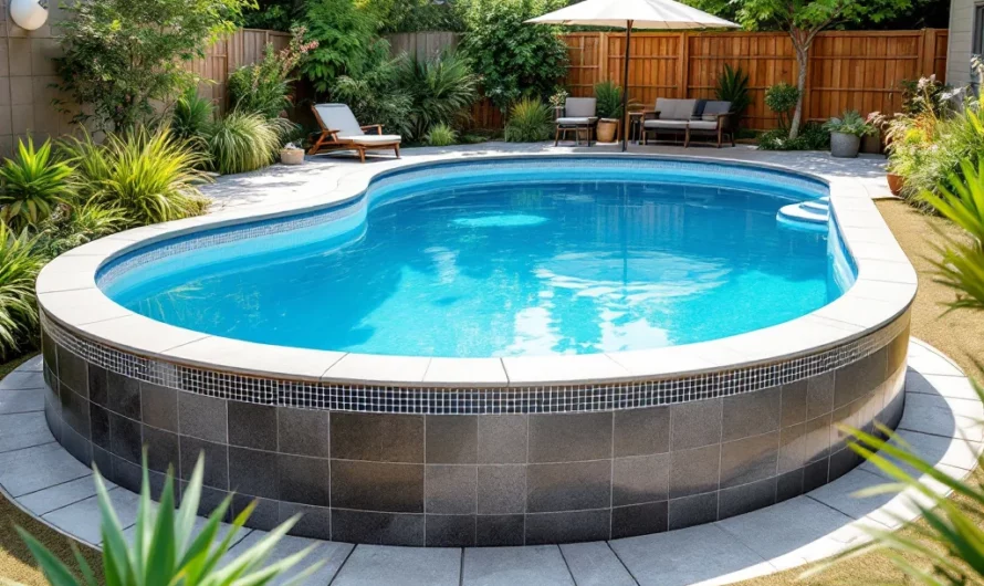 Piscine semi-enterrée : la solution facile et rapide pour un été rafraîchissant