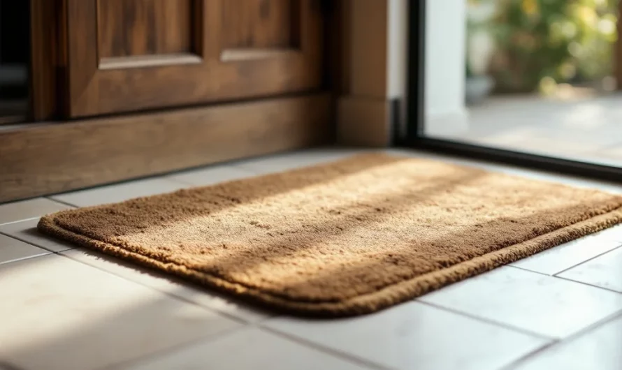 Pourquoi votre maison reste sale malgré tout : le secret du tapis d&rsquo;entrée