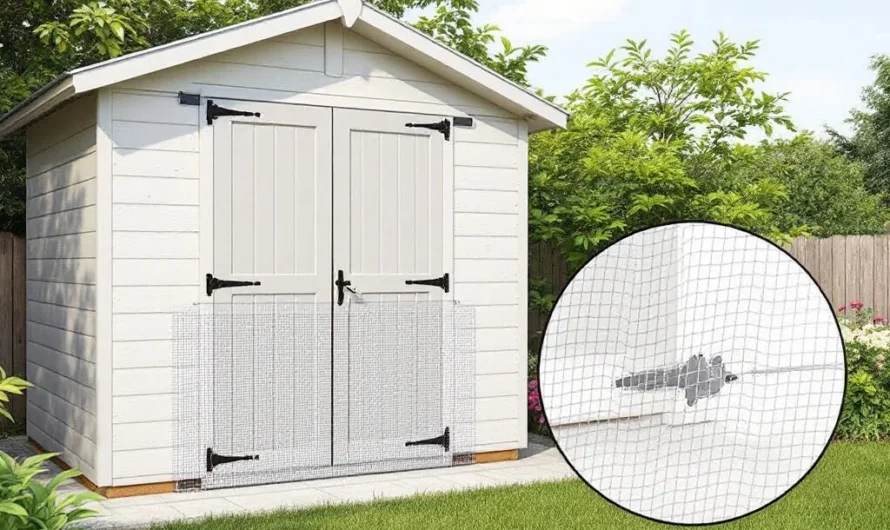 Protégez votre abri de jardin des rongeurs avec cette astuce surprenante