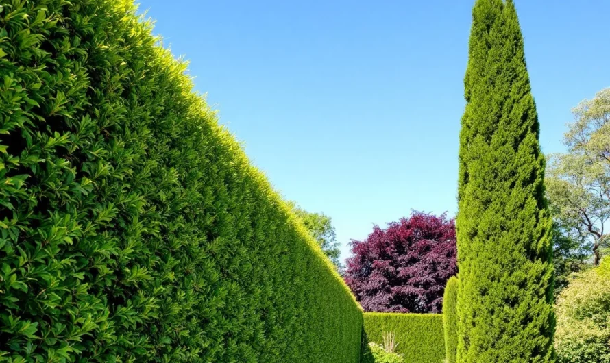 Thuya ou cyprès : comment choisir la meilleure haie pour votre jardin