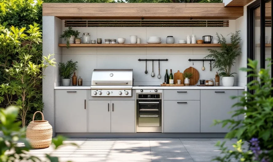 Transformez votre jardin en paradis avec une cuisine d&rsquo;extérieur tendance