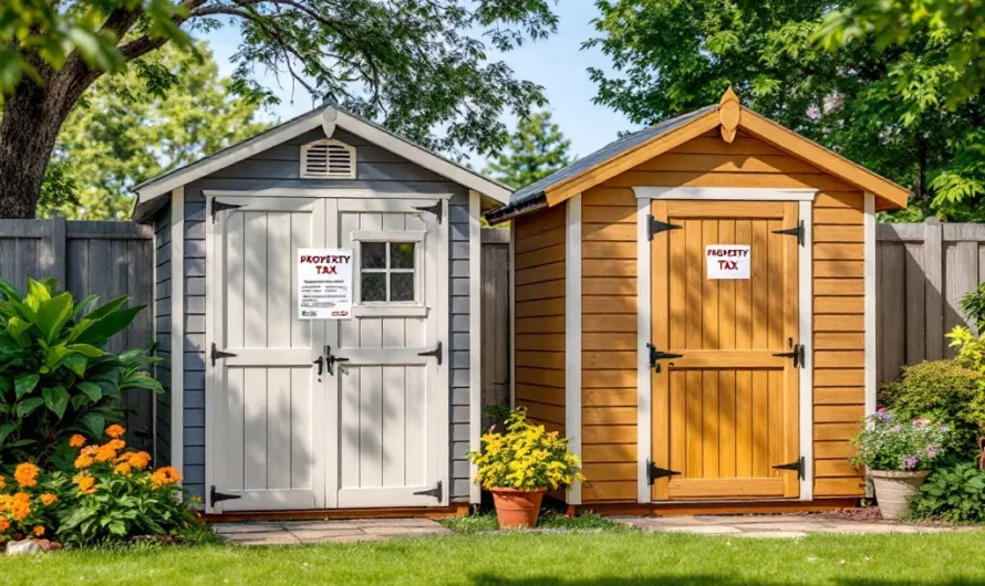 Abri de jardin : pourquoi l’un est taxé et pas l&rsquo;autre?
