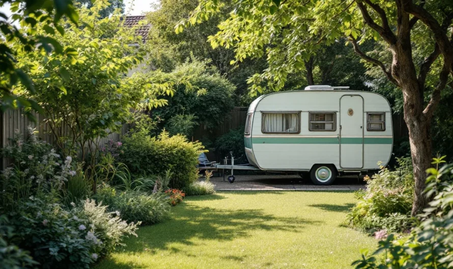 Caravane au jardin : ce que dit la loi après plusieurs mois