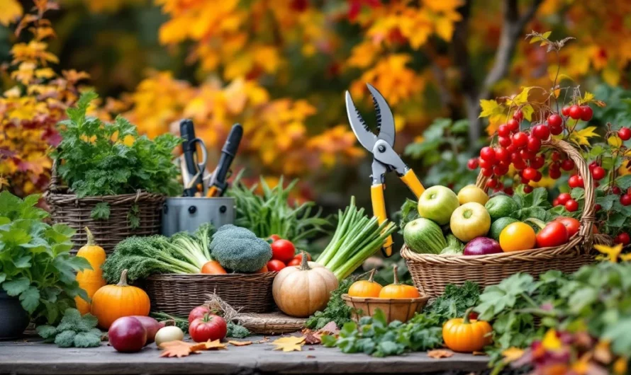 Jardin d&rsquo;automne : astuces pour récolter, tailler et préparer votre jardin