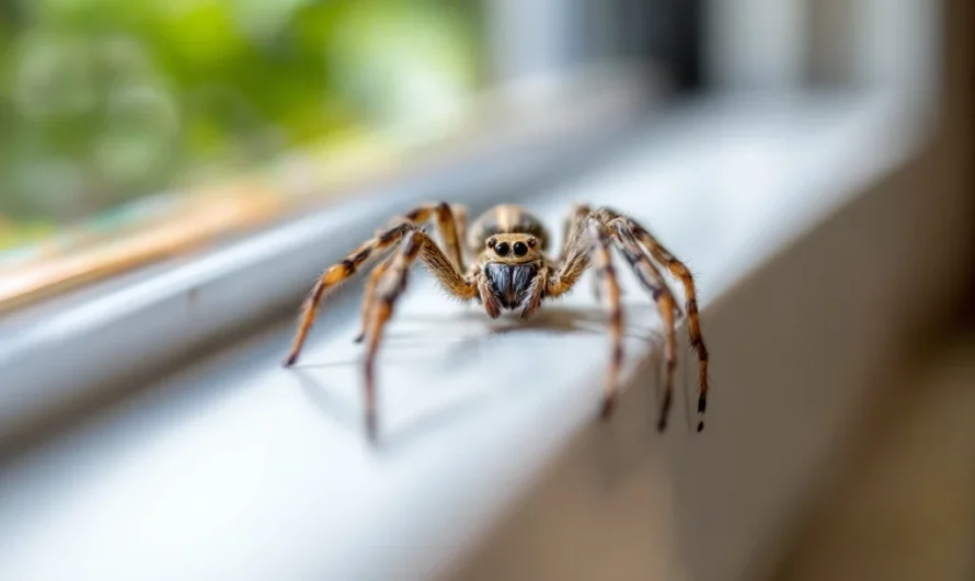 Ne tacle pas les araignées chez toi, elles sont bénéfiques et inoffensives