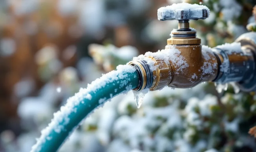 Attention aux tuyaux d’arrosage laissés vissés cet hiver