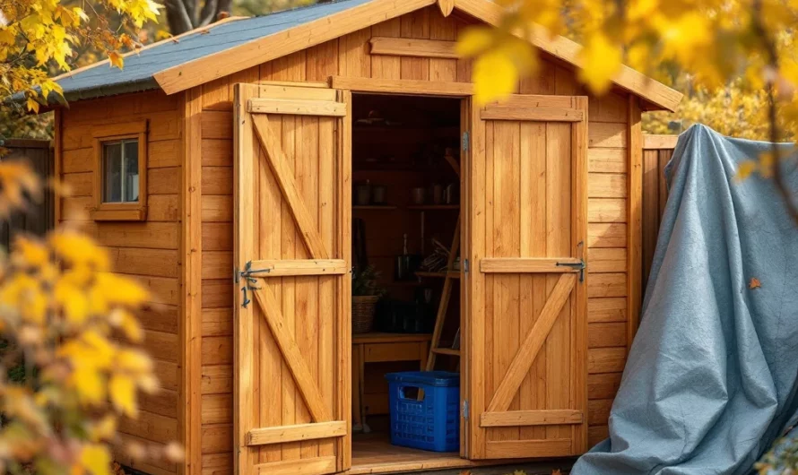 Comment sécher et protéger votre abri de jardin en automne