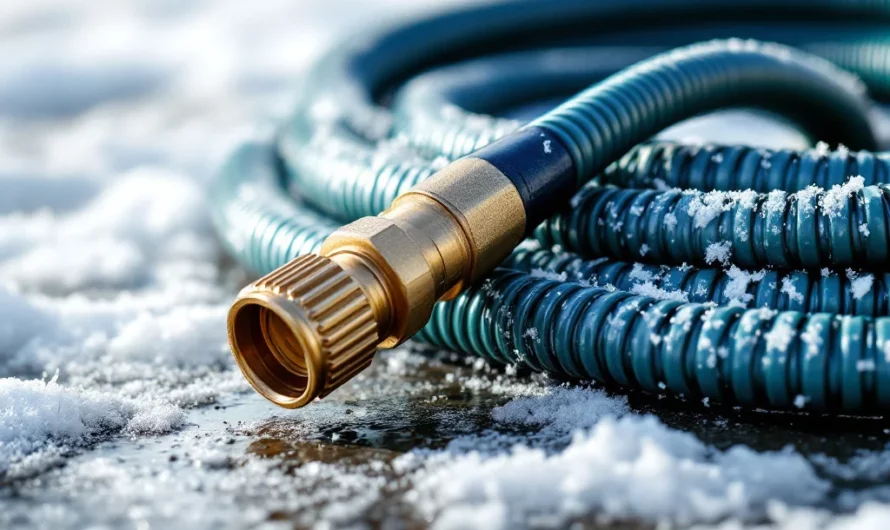 Ne laissez jamais vissé votre tuyau d’arrosage cet hiver un conseil de plombier à suivre
