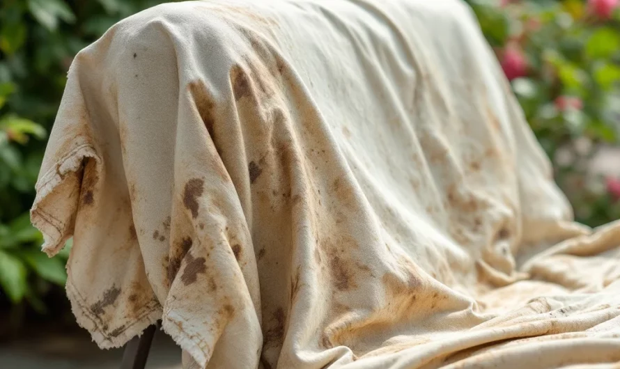 Pourquoi votre salon de jardin moisit sous sa housse
